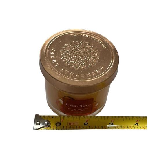 EVERYDAY LUXE Farmers Market Pumpkin Crisp Apple Soy Blend Wax Candle 3.4 oz - Picture 6 of 7